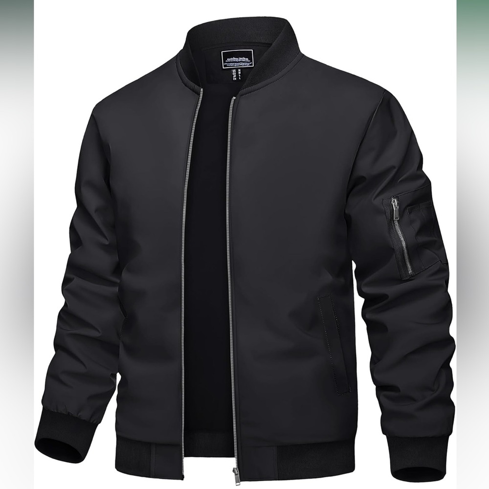 TACVASEN Men's Bomber Jacket Lightweight Casual